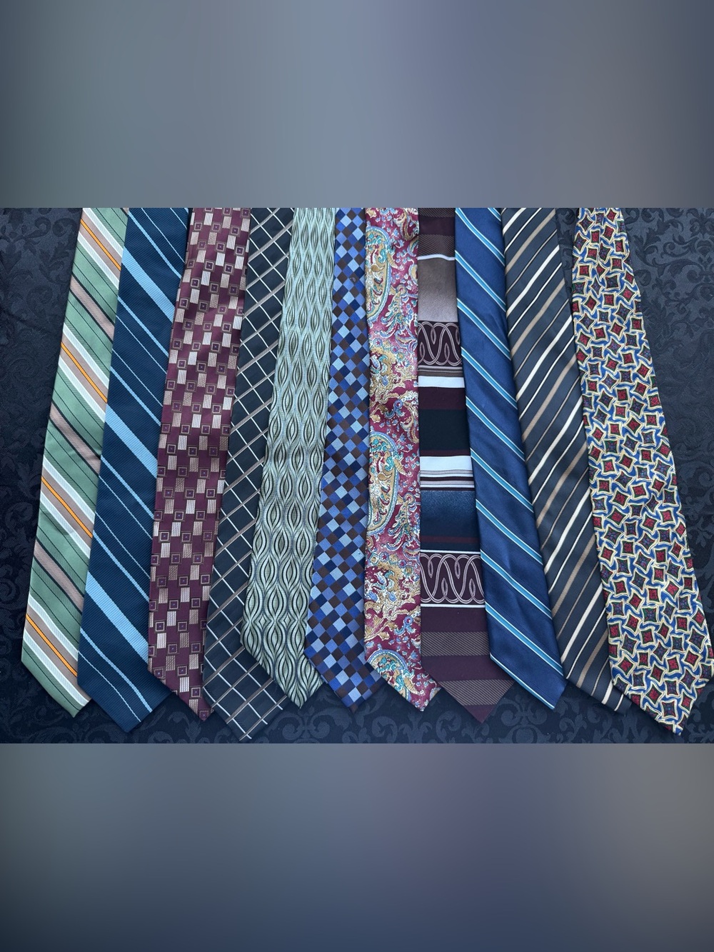 Lot of 11 Mens Assorted men’s Ties Ref# 13155